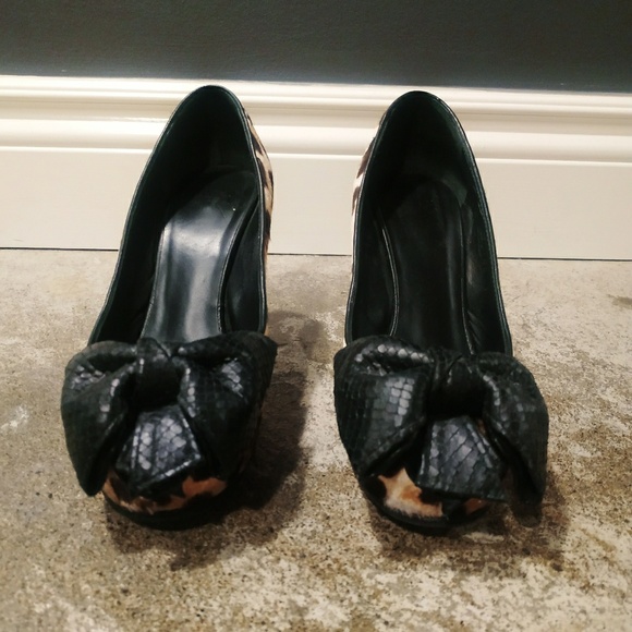 ⚠️PRICE DROP! Giuseppe Zanotti Pony Hide Peeptoe - Picture 3 of 4